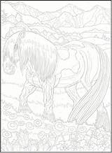Numbers Horses Dover Doverpublications Malen Zahlen Vorlagen sketch template