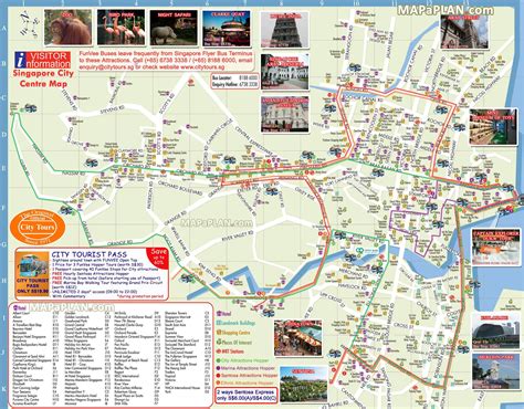 hop  hop  funvee city tours bus landmarks routes singapore top tourist attractions map