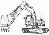 Excavator Coloring Pages Digger Bulldozer Sketch Clipart Diggers Excavators Print Paintingvalley Futurama Inspired Sketches Entitlementtrap Comments Ford Joker Webstockreview Popular sketch template