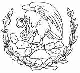 Bandera Escudo Aguila Educpreescolar sketch template