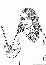 Coloring Harry Potter Ginny Pages Poter Popular sketch template