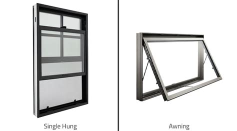single hung  awning window styles