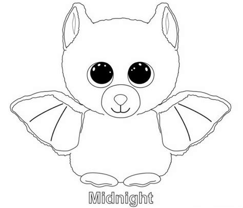 beanie boo stuffed animal coloring pages coloring boo beanie ty