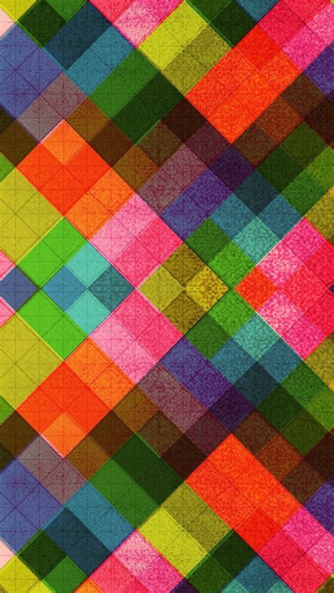 multicolored tile pattern abstract iphone wallpapers