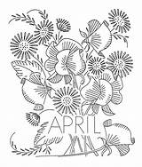 Flower Embroidery Month Vintage Transfers Patterns Hand Qisforquilter Floral 2010 Flowers Choose Board Apr Designs sketch template