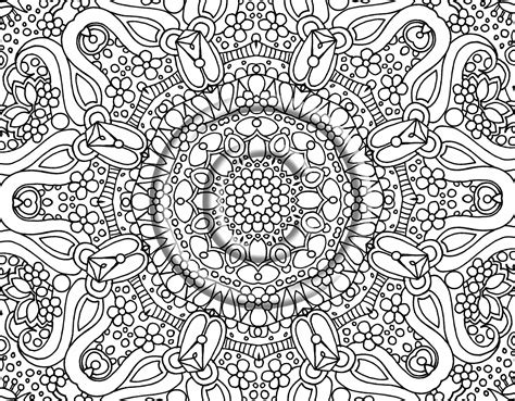 abstract coloring pages  adults printable  printable