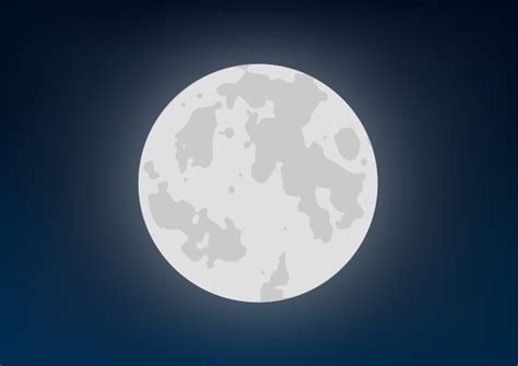 vector full moon