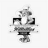 Hillbilly Stickers Hillbillies Southern Moonshine Sticker Authentic Shine Spirit Redneck Redbubble sketch template
