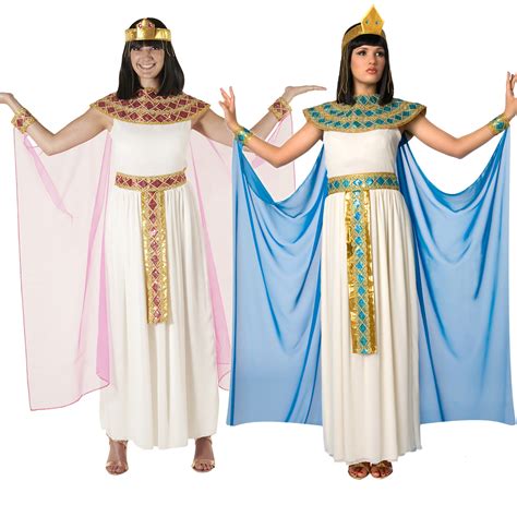 ladies womens cleopatra fancy dress costume queen of the