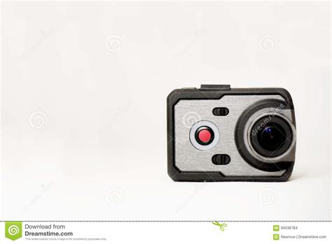 small action camera stock photo image  white video