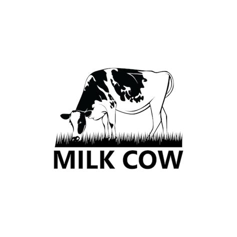 premium vector milk  logo template design vector