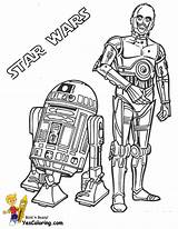 Wars Coloring Star R2 D2 Yescoloring Pages Kids Sheets Color Printables 3po Book Cartoon Darth Boys Colouring Printable Starwars Characters sketch template