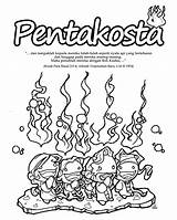 Pentakosta Lidah Tepi Kehidupan Mereka sketch template