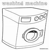 Washer Pages Dryer Template Coloring sketch template