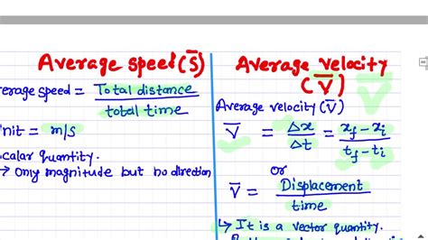 average speed  average velocity  examples physics  lecture  youtube