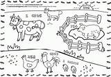 Coloring Farm Pages Animal Detail sketch template