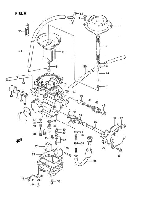 suzuki quadrunner  carburetor diagram