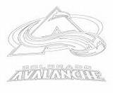 Hockey Avalanche Lnh Sport1 Oilers Designlooter sketch template