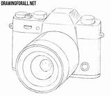 Camera Drawing Draw Pencil Sketch Drawingforall Realistic Drawings Step Things Artist Photographer Paintingvalley Stepan Ayvazyan Colorful sketch template