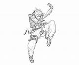 Chipp Zanuff Coloring Character Pages Another sketch template