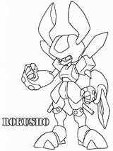 Medabots Rokusho Coloring Win sketch template