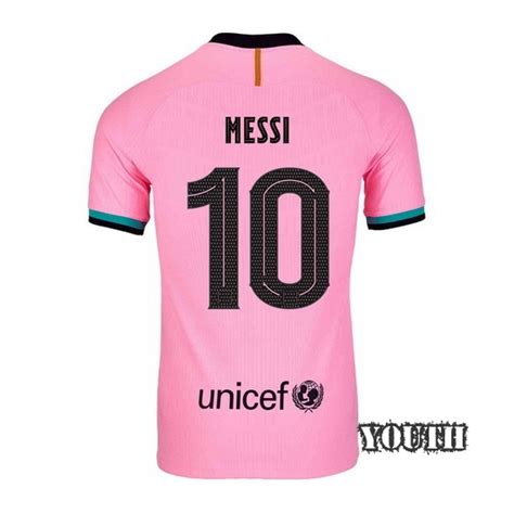 Hot Selling 20 21 Lionel Messi Third Youth Soccer Jersey