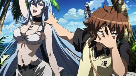 akame ga kill episode 14 アカメが斬る！review esdeath and tatsumi s vacation youtube