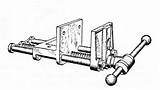 Vise Drawing Clipartmag sketch template