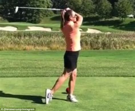 Lara Trump Plays Golf 12 Days After Giving Birth To Luke