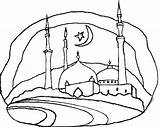 Mosque Buildings sketch template