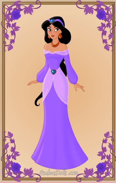 Princess Jasmine { Purple Dress } By Kawaiibrit On Deviantart
