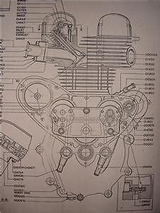matchless  cc engine cutaway parts poster ebay