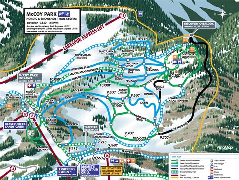 beaver creek trail maps ski map  beaver creek skicom