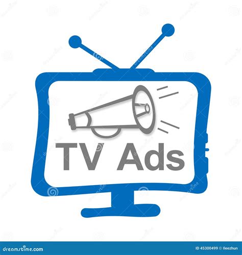 tv ads stock illustration illustration  advertise