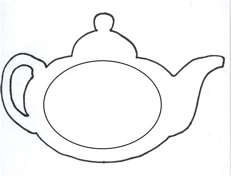 teapot printable  printable
