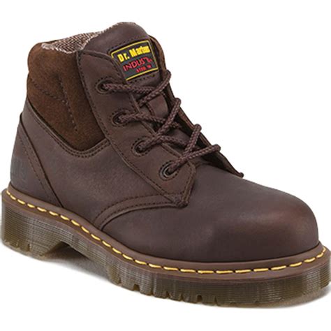 dr martens icon brown steel toe eh work boot