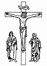 Coloring Crosses Three Pages Jesus Clipart Sacrifice Friday Good Pray Batch Getdrawings Drawing sketch template