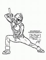 Power Rangers Ranger sketch template