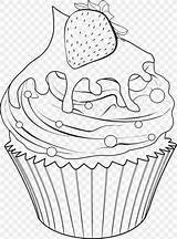 Cupcakes Drawing Coloring Cupcake Food Book Outline Delicious Bake Baking Cup Baked Goods Save sketch template