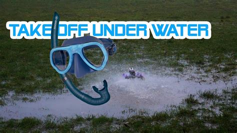 fpv drone takes   water youtube