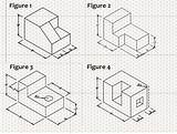 Drawing Isometric Sketch 3d Drawings Exercises Cube Board Simple Grade Technical Autocad Choose sketch template