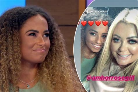 love island s amber gill hangs out with gemma collins and