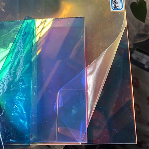 acrylic ab plexiglass sheetpmma iridescentradiant sheet etsy canada