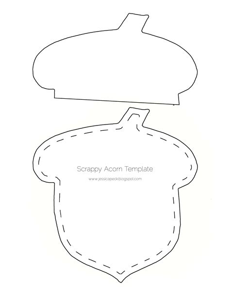 acorn template  printable printable blank world