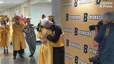 Navy Brother Surprises Sister At Graduation