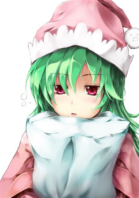 safebooru chaigidhiell drooling face green hair hat highres kazami