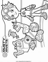 Rusty Rivets Cartoni sketch template