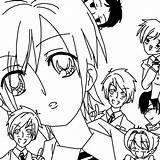 Ouran Lineart sketch template
