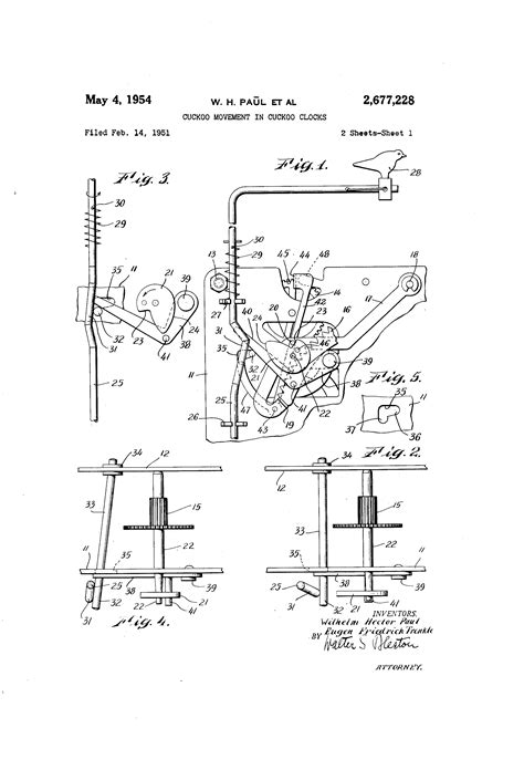 patent  cuckoo movement  cuckoo clocks google patents
