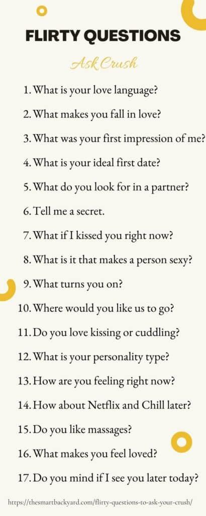 250 flirty questions to ask your crush over text